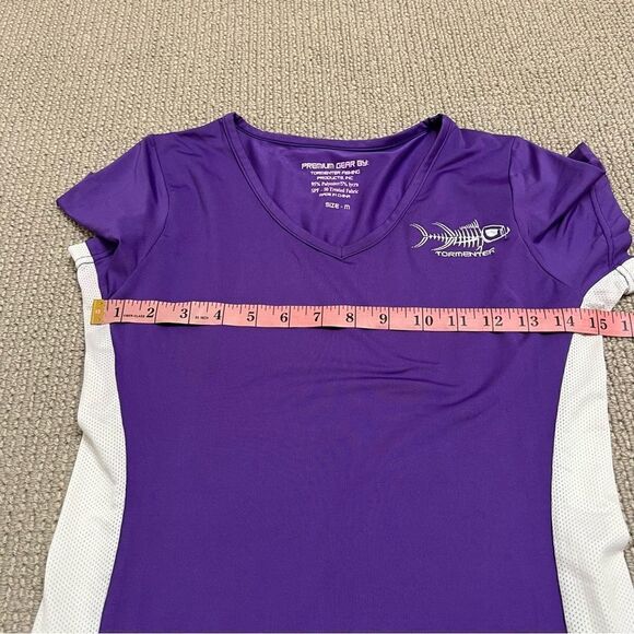 Tormenter Spandex Blend SPF 50 Short Sleeve Rash Guard - M - Picture 5 of 9